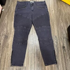 Gap Navy Moto Pants